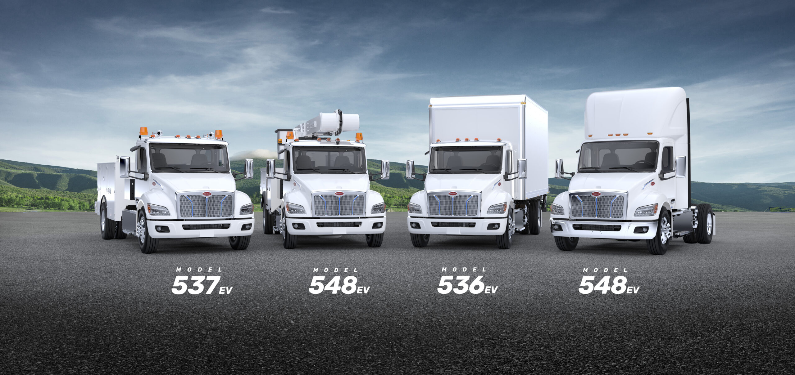 Peterbilt Medium Duty EV Line-up