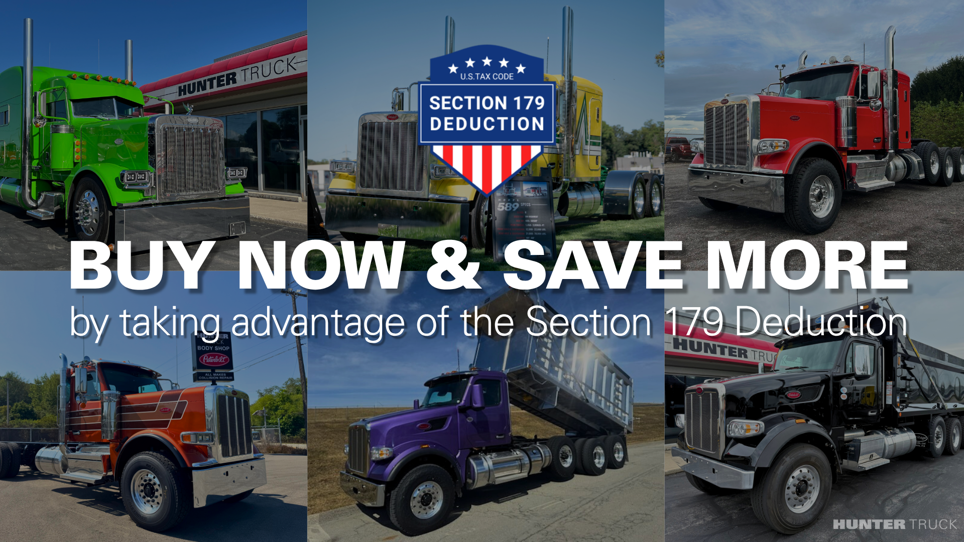 Section 179 savings at Hunter Truck