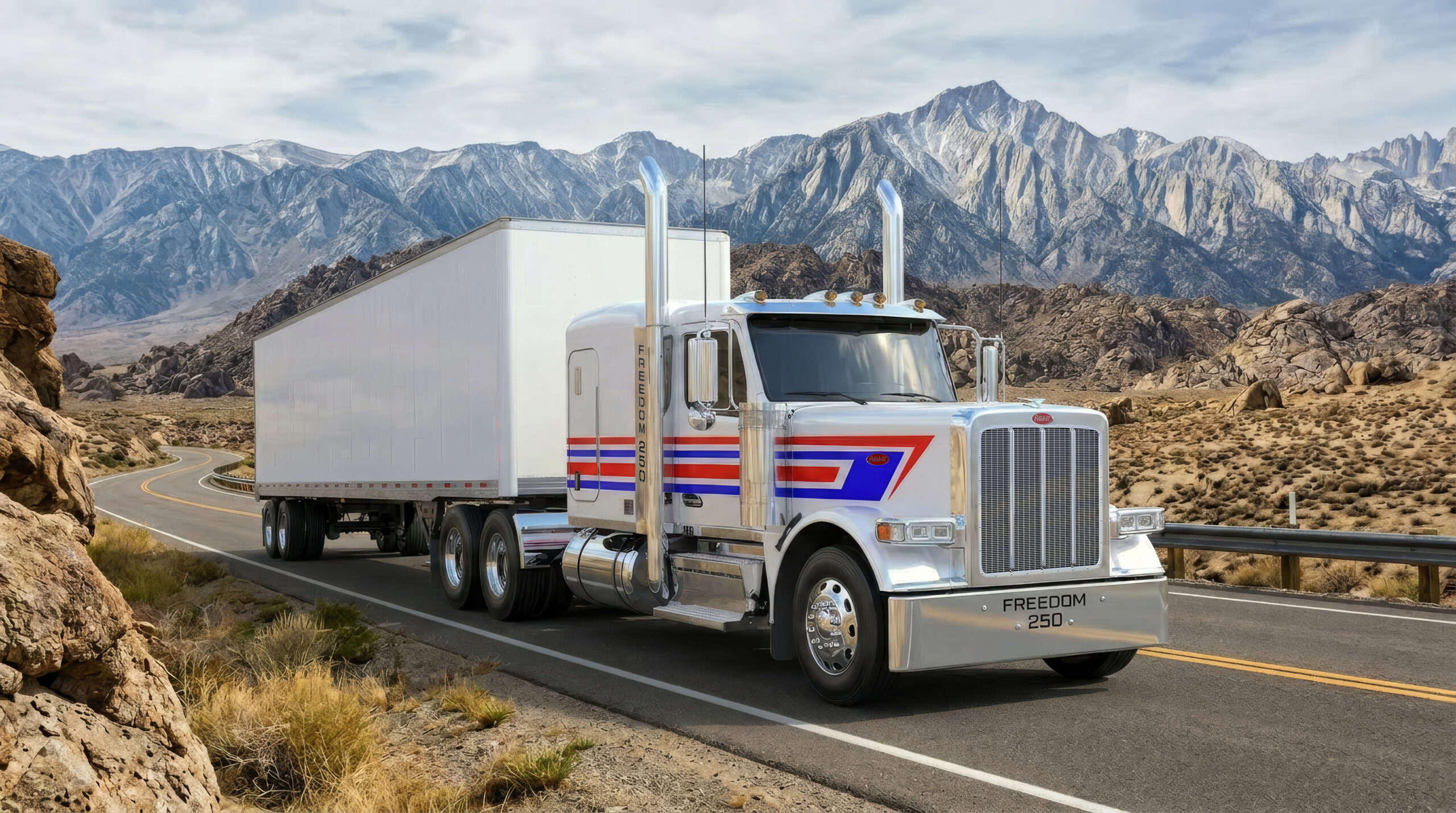 Freedom 250 edition 589 from Peterbilt