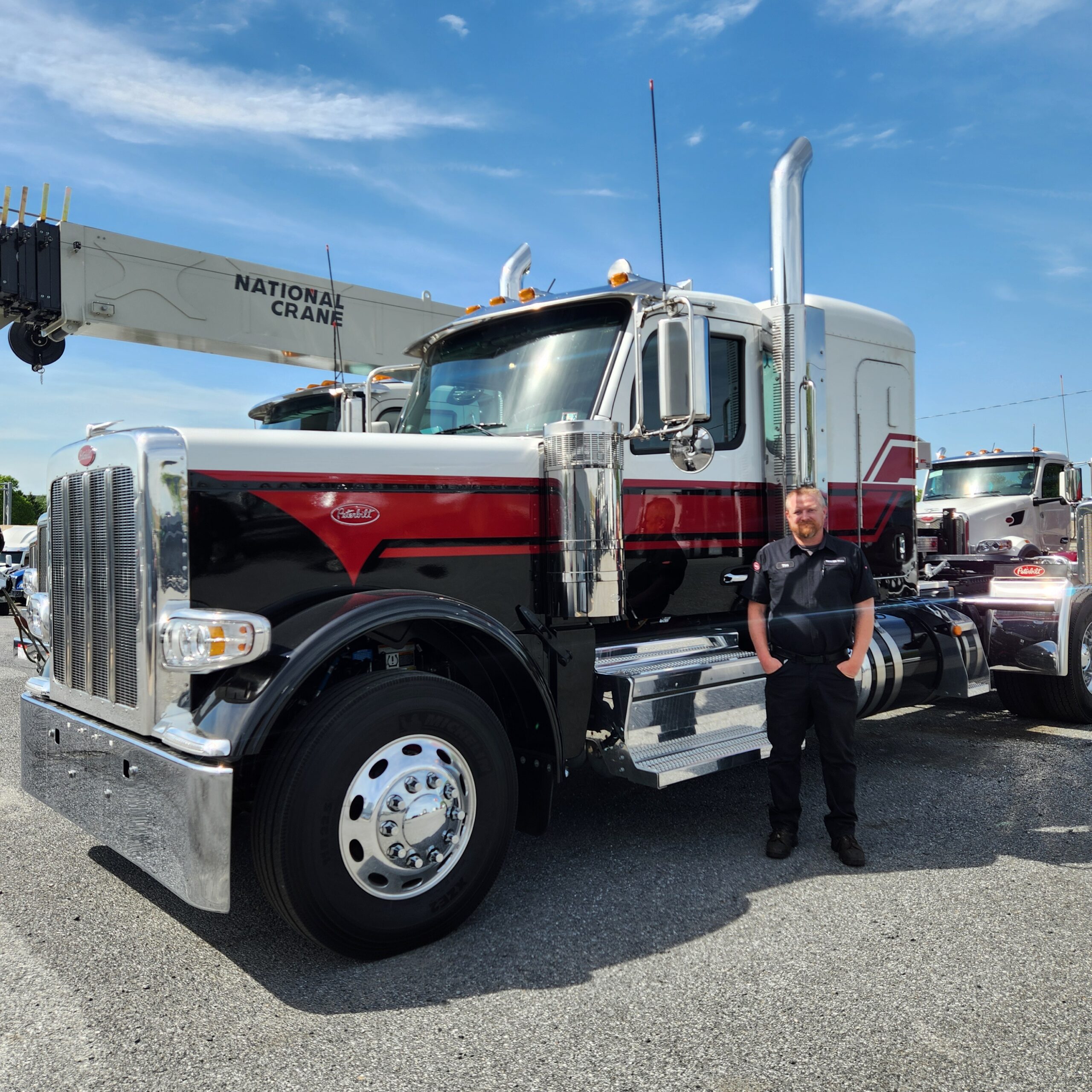 Tim Weimer with the Peterbilt 589 