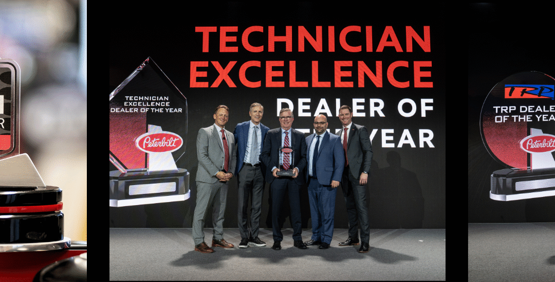 Hunter Truck Named 2025 TRP Dealer of the Year and Technician Excellence Dealer by Peterbilt