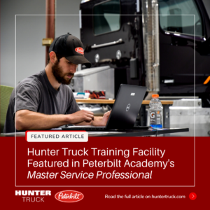 Hunter Truck Training Center Featured in Peterbilt Service Master Article