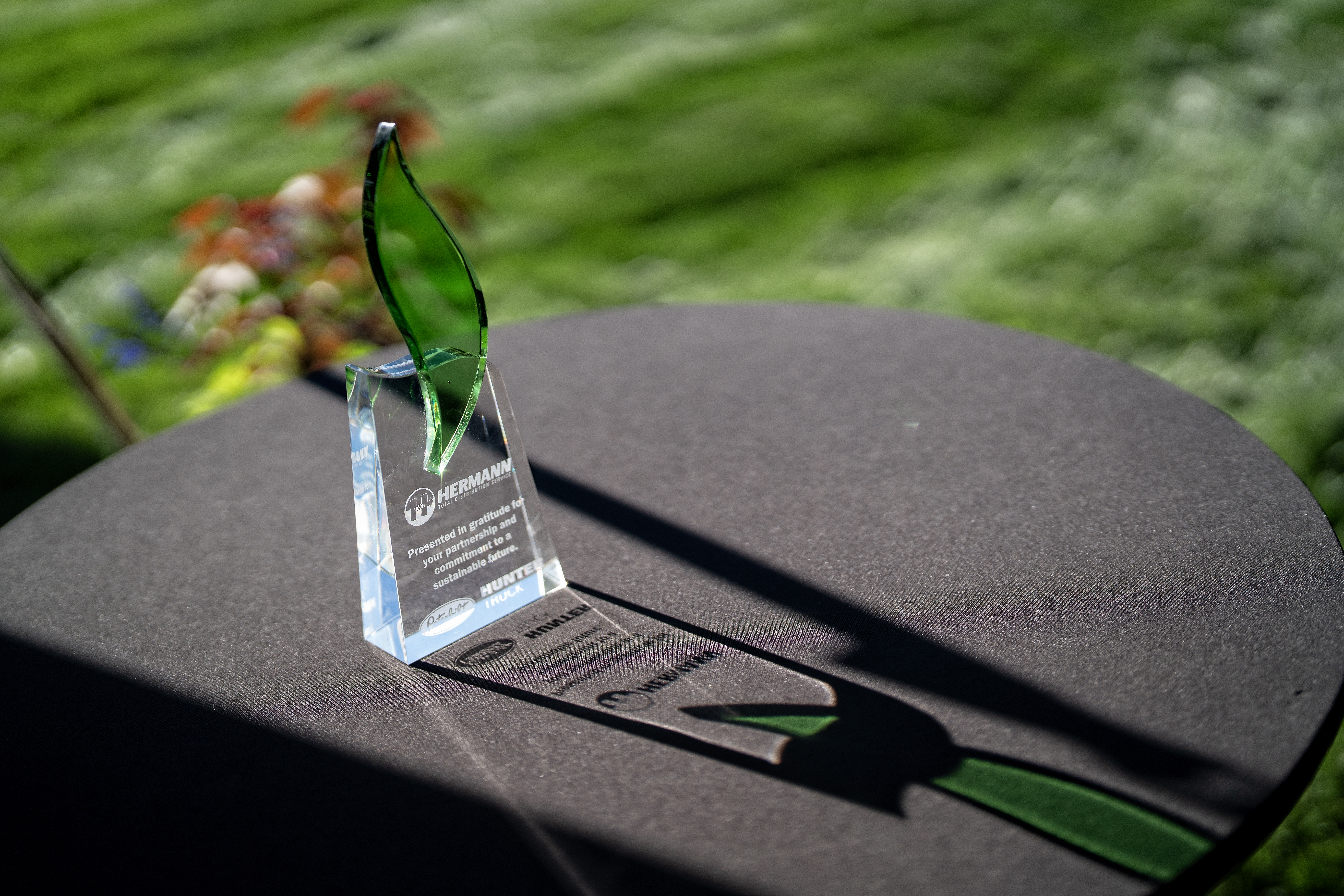 award for Jeff Hermann presented by Hunter Truck 