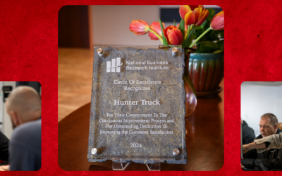 Hunter Truck Honored with Circle of Excellence Award from The National Business Research Institute