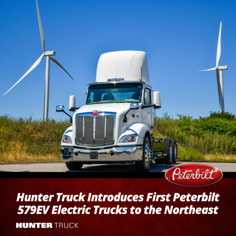 Hunter Truck Introduces First Peterbilt 579EV Electric Trucks to the