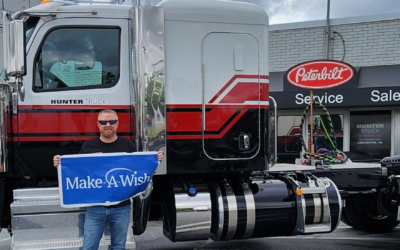 Tim Weimer Drives Peterbilt 589 in Make-A-Wish Mother’s Day Convoy