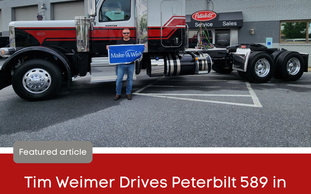 Tim Weimer Drives Peterbilt 589 in Make-A-Wish Mother’s Day Convoy