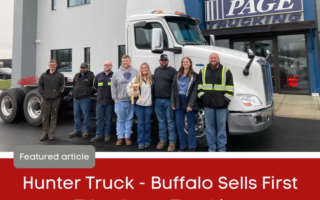 Hunter Truck- Buffalo Sells First EV to Page Trucking