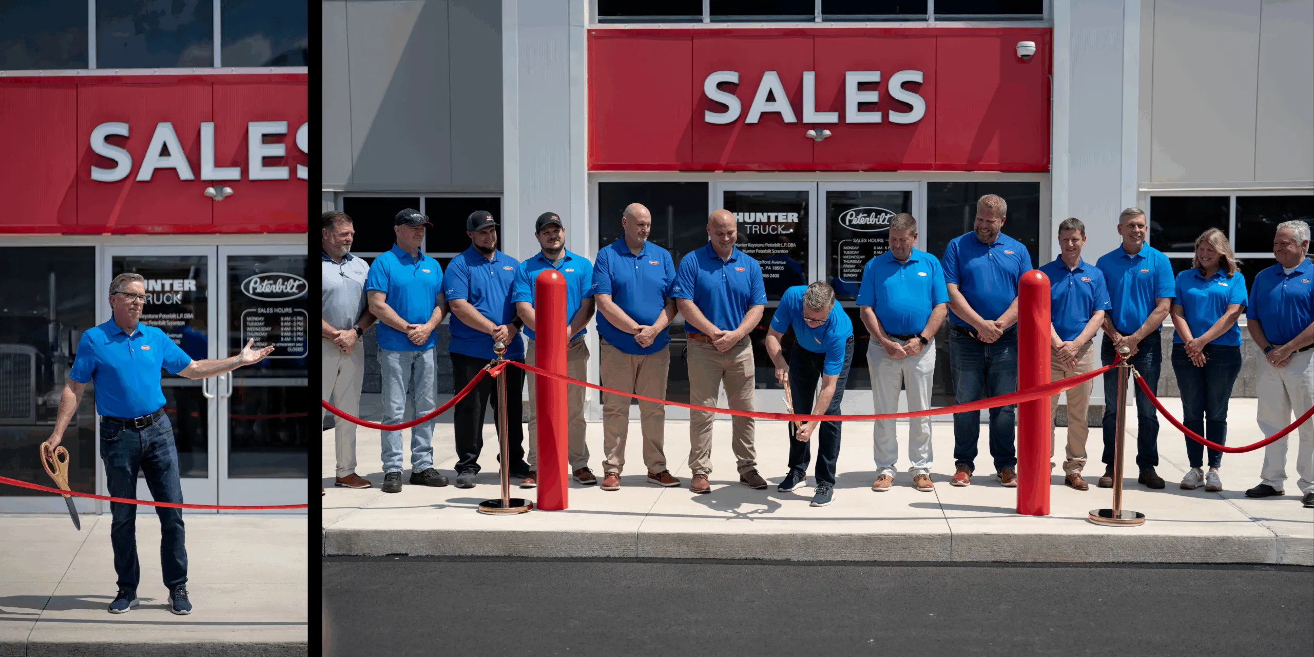 Hunter Truck – Scranton Grand Opening Ribbon-Cutting Celebration